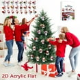 thumbnail image 4 of Christmas Tree Decorations Christmas Decor Calendar Snowman Acrylic Tree Countdown Pendant Christmas Countdown Calendar, 4 of 4