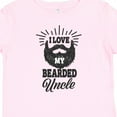 thumbnail image 4 of Inktastic I Love My Bearded Uncle Boys or Girls Baby T-Shirt, 4 of 5