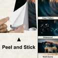 thumbnail image 4 of Peel and Stick Wallpaper Dark majestic wave cresting golden morning light Modern Art Wall Mural Decor Self Adhesive and Removable 100in x 144in, 4 of 8