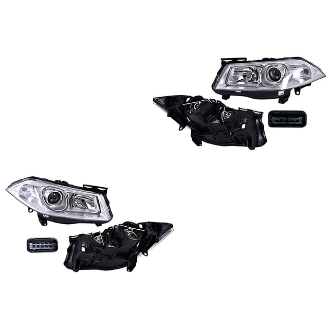 Par de Faros Megane 2007 A 2010 Renault Eléctrico P/Halog DEPO .