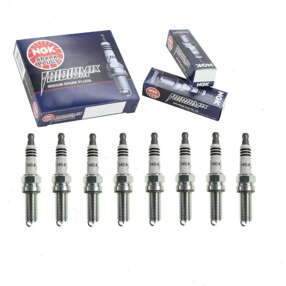 8 pc NGK Iridium IX Spark Plugs compatible with Hyundai Equus 5.0L V8 2012-2016