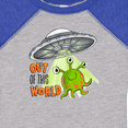 thumbnail image 4 of Inktastic Out of this World- cute green alien UFO Boys or Girls Baby Bodysuit, 4 of 5