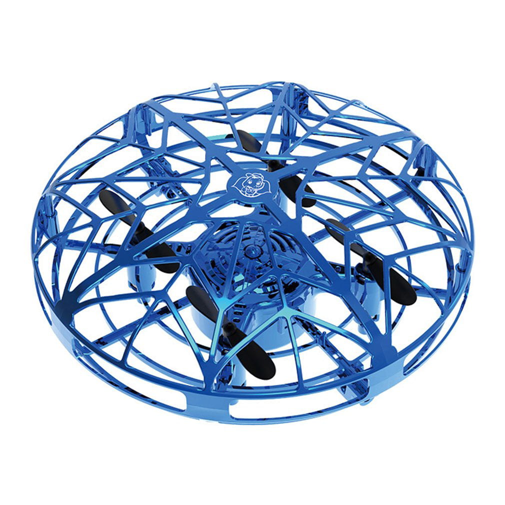 Mini Drone Infrared Sensor UFO Flying Toy Induction Aircraft Quadcopter for Kids 