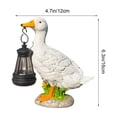 Solar Light Garden Ornament Outdoor Courtyard Simulation Ducks Solar ...