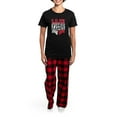 thumbnail image 4 of CafePress - V Is For Video Games Valentines Day Gamer Pajamas - Women's Short Sleeve Print T-Shirt and Pants Dark Cotton Pajama Set, 4 of 7