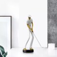 thumbnail image 6 of Baoblaze Golf Figurine Art Decorative Resin Arts for Living Room Home Golf Lover Gift White C, 6 of 8