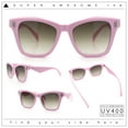 thumbnail image 2 of Womens Oversized Hipster Horn Rim Subtle Cat Eye Fashion Sunglasses Pink - Brown, 2 of 8