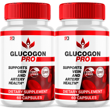 Glucogon Pro Maximum Strength Blood Support Supplement 120 Capsules
