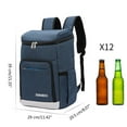 thumbnail image 3 of Cooler Bag Large Capacity Cooler Pack Waterproof Backpack for Travel Hiking, 3 of 20