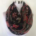 thumbnail image 4 of Nueva bufanda infinita con estampado floral de moda, bufanda con lazo de hojas, bufandas de mujer de gran oferta, pañuelo con flores, bufanda larga para mujer, 4 of 5