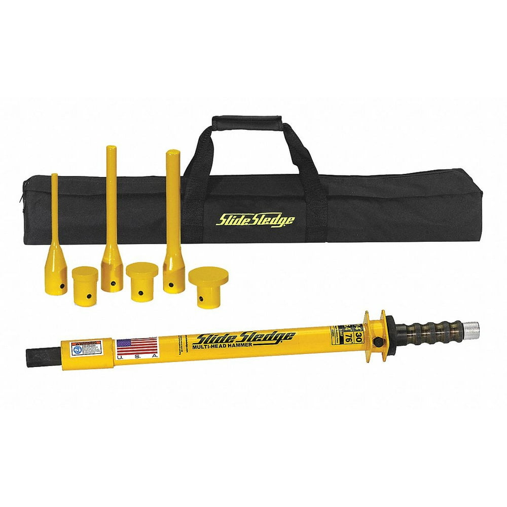 Slide Sledge Slide Hammer Sledge,14 Lb,30 In,W/6 Tips 211303 Walmart