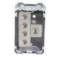 Power Distribution Block 1 Way in 4 Ways Out Car Audio Stereo Amp