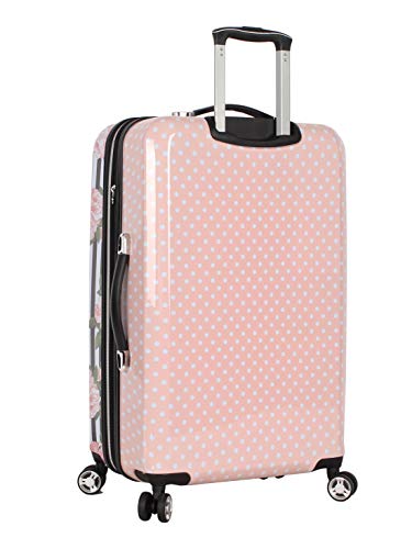 Betsey Johnson 26 Inch Checked Luggage 