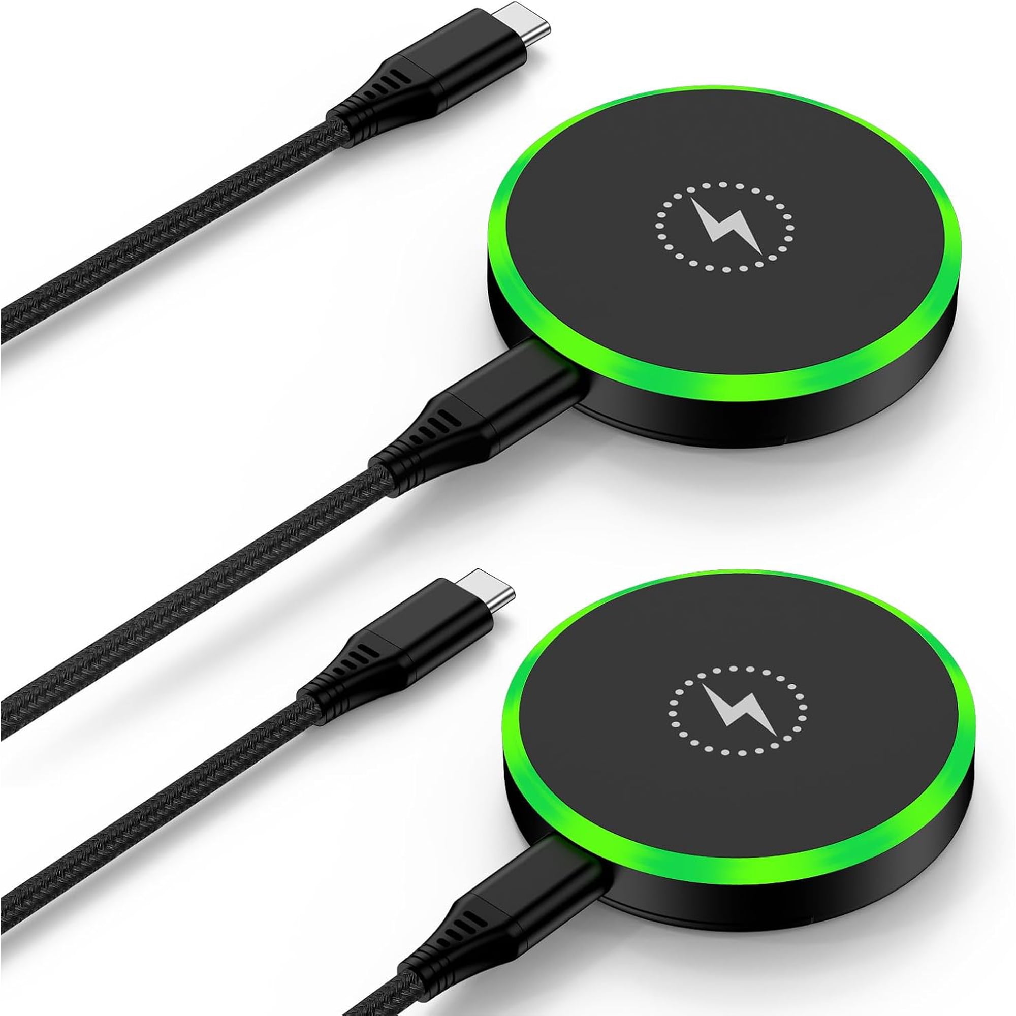 for 25W Magnetic Wireless Charger for Samsung Galaxy S26 Ultra S25 S24 S23, Z Flip/Fold, for iPhone 17 16 15 Pro Max,for Android Fast Charging Pad, 2-Pack
