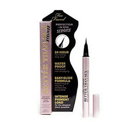 Too Faced Better Than Sex Easy Glide Waterproof Liquid Eyeliner Black