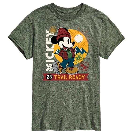 Mickey & Friends - Trail Ready - Men's Short Sleeve Graphic T-Shirt