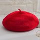 thumbnail image 4 of Boina cálida de lana para bebé, gorro de invierno para niña, talla M (rojo), 4 of 7
