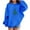 Blue, variant on Lorytime Girls Hoodies with Bows Boys Christmas Tree Sweatshirt Long Sleeve Pullover Drop Shoulder Soft Tops White