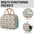 thumbnail image 6 of Reusable Tiger Lnsulated Lunch Bag for Women & Men-Leakproof Water-Resistant Cooler Tote,Large Capacity(10.6x8.7x6.3in)for Work,Office,Travel,Picnic,Beach., 6 of 7