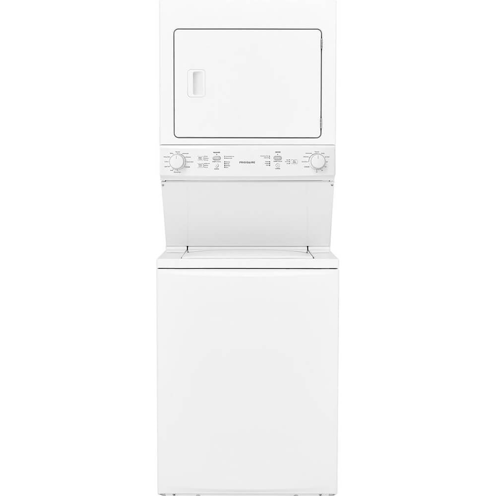 Frigidaire FFLE3900UW 27 inch White Electric Washer/Dryer Stacked