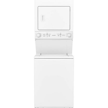 Frigidaire FFLE3900UW 27 inch White Electric Washer/Dryer Stacked Laundry Center