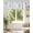 Blue Grey, variant on Red Orange Coral Pattern Kitchen Valances for Windows Tropical Ocean Summer Valance Curtains for Kitchen /Living Room/Bedroom/ Bathroom Decor, 54"x18 " ,Rod Pocket 1 Panel,