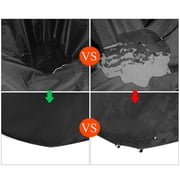REGALWOVEN Black Breathable Waterproof Car Cover w Mirror Pocket 3L(185 x 71 x 63inch)