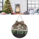 thumbnail image 4 of Letrero Colgante De Navidad, Letrero Colgante Decorativo De Madera De álamo Para El Hogar ANGGREK Christmas Round Hanging Sign, 4 of 8