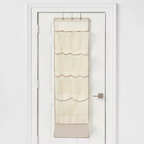 15 Pocket Over-the-Door Hanging Shoe Storage Tan