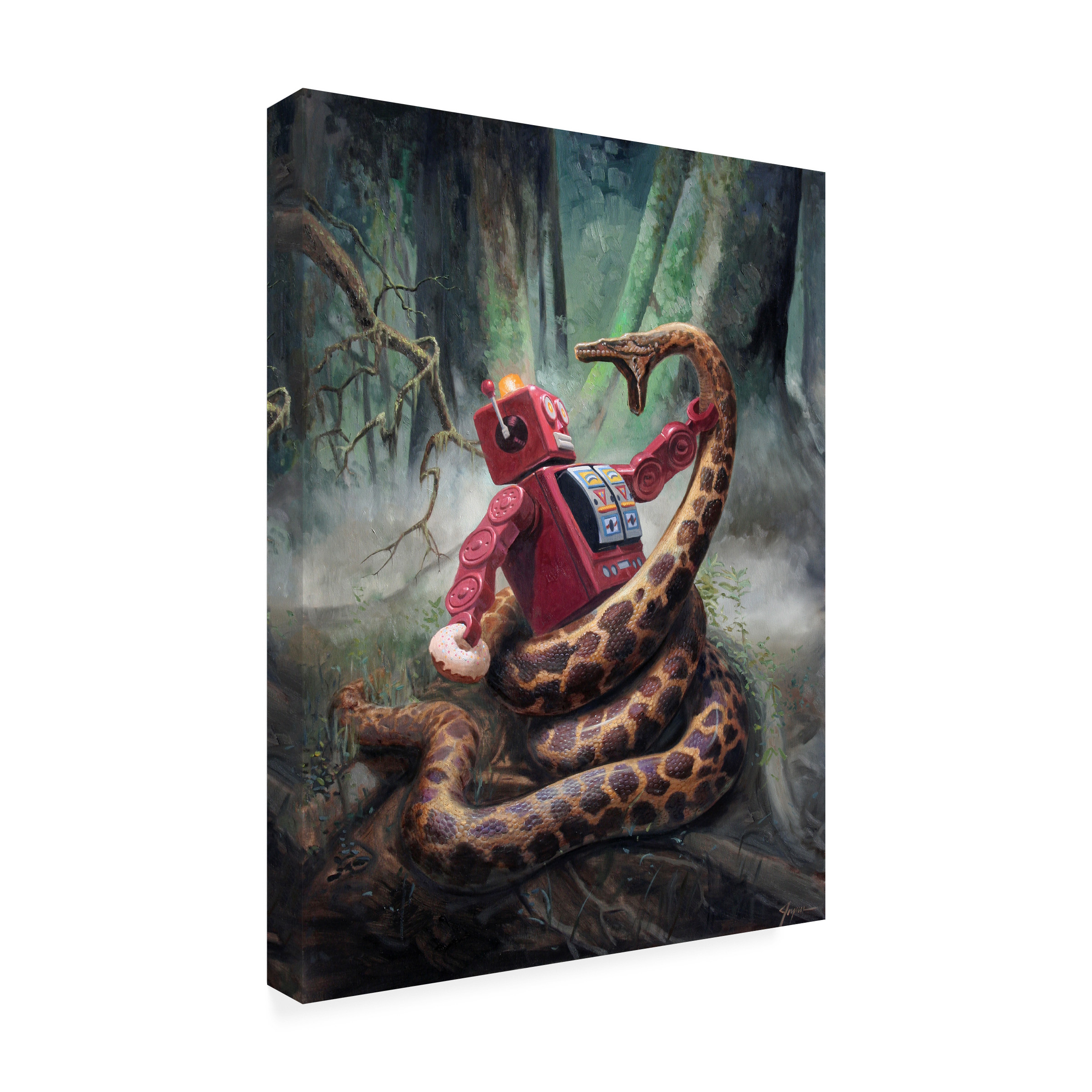 Eric Joyner 'All Wrapped Up' Canvas Art