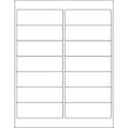 thumbnail image 1 of Box Partners LL122 4 Étiquettes Laser Rectangle Blanc de 1,33 Po - Pack de 1400, 1 of 1