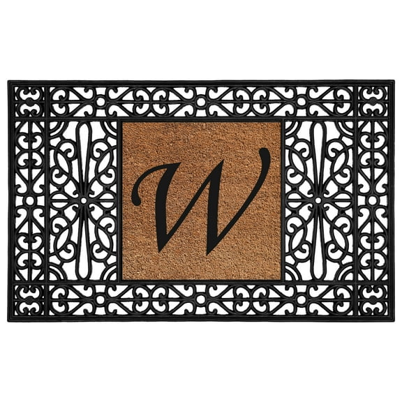 Duchess Monogram Doormat 30" x 48" (Letter W)