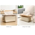 thumbnail image 7 of Quinlirra Composite Board Cover Scandinavian Tissue Box Household Living Room Coffee Table Drawer Box Transparent Restaurant Drawer Box Gifts For Women Gifts For Men Halloween Gifts, 7 of 7