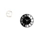 thumbnail image 5 of Estante de pared multifuncional moderno y reloj acrílico silencioso para ahorrar espacio, ideal para exhibiciones decorativas en el hogar, la oficina,, 5 of 8