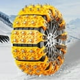 thumbnail image 1 of 1Pcs Anti Skid Snow Chains Car Winter Tire Wheels Chains Outdoor Yellow, 1 of 9