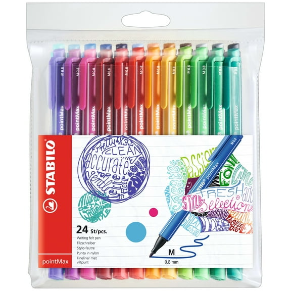 STABILO pointMax Pen Set. 24-Pens