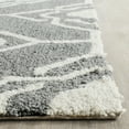 thumbnail image 3 of SAFAVIEH Four Seasons Delbert Trellis Polyester Area Rug, Grey/Ivory, 3'6" x 5'6", 3 of 6