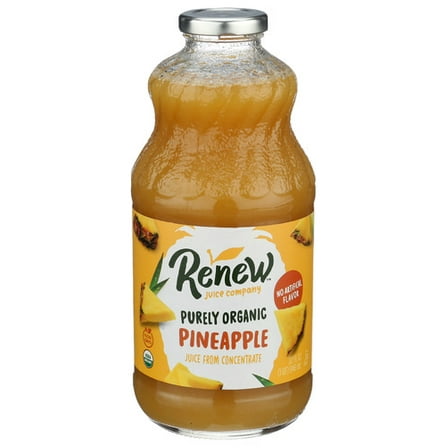 (Pack of 6) Renew Juice Purely Pineapple Organic 32 fl oz