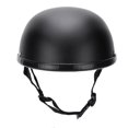 thumbnail image 4 of Casco de media cara para motocicleta de perfil bajo, color negro mate (XL), 4 of 5