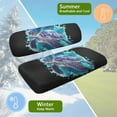 thumbnail image 5 of Uorisanigo Sea Turtle Golf Cart Seat Cushion Cover Elastic Cart Seat Cover 2 Passenger Replacement Seats Protector Cool in Summer and Warm in Winter, 5 of 7