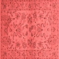 thumbnail image 1 of Ahgly Company Indoor Square Oriental Red Industrial Area Rugs, 8' Square, 1 of 4