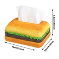 thumbnail image 3 of Papel de cocina con diseño de hamburguesa, estilo retro para salón, papel de cocina para cumpleaños, papel de cocina de escritorio, original para el hogar, portarrollos de papel de cocina, 3 of 6