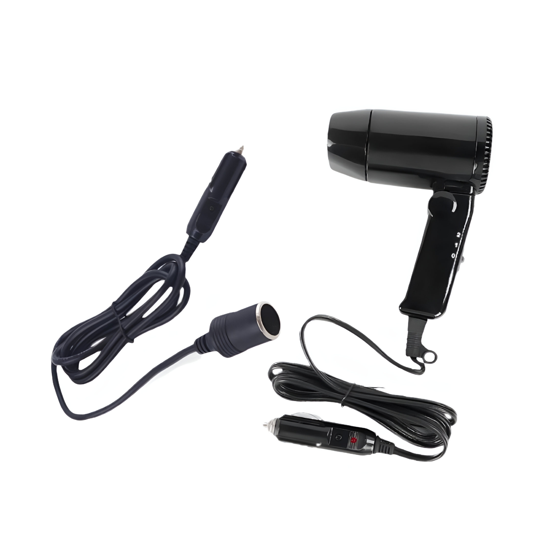 HIBIBUD Mini Car Hair Dryer 12V Multipurpose Travel Blow Dryer for Rv Auto Home