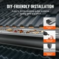 thumbnail image 2 of KFFKFF Gutter Guard 5 in Wide 52 ft Length Cover Mesh Leaf Debris Protection, 2 of 9