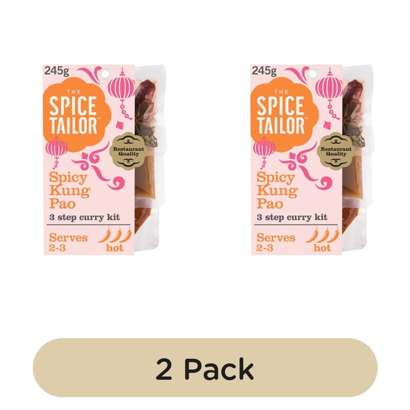 The Spice Tailor Spicy Kung Pao Stir Fry Chinese Sauce Kit 245g, British Import (Pack of 2)