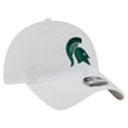 thumbnail image 3 of Men's New Era White Michigan State Spartans Active Ripstop 9TWENTY Adjustable Hat, 3 of 5