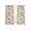 Multi, variant on White Daisies Sheer Curtains 72 Inch Length 2 Panels Set, Retro Country Botanical Flowers Leaves Voile Window Treatment Rod Pocket Curtains Sheers Drapes for Bedroom/Living Room/Kitchen 52"x72"x2