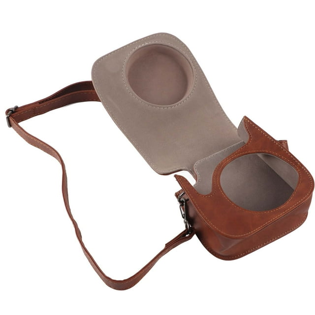 Estuche de PU para cámara Fujifilm Instax Mini 11/9/8, estilo vintage, tipo bandolera