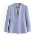 thumbnail image 1 of CEHVOM Blazer à Manches Longues Décontracté Uni pour Femmes en Liquidation, 1 of 3