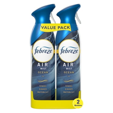 Febreze Air Freshener Spray, Odor-Fighting Room Spray, Ocean, 8.8oz, 2 Count